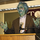 Dr. Albert Rossum (1940-1991) announces the findings.